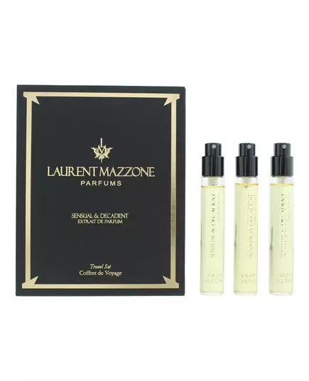 Set Trio Laurent Mazzone Sensual & Decadent Extrait De Parfum Unisex, 3 × 15 ml