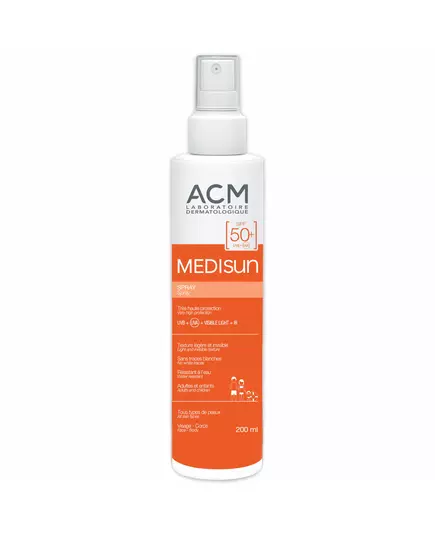 Laboratoire ACM Medisun Feuchtigkeitsspendend Sonnenschutzspray SPF 50+, 200 ml