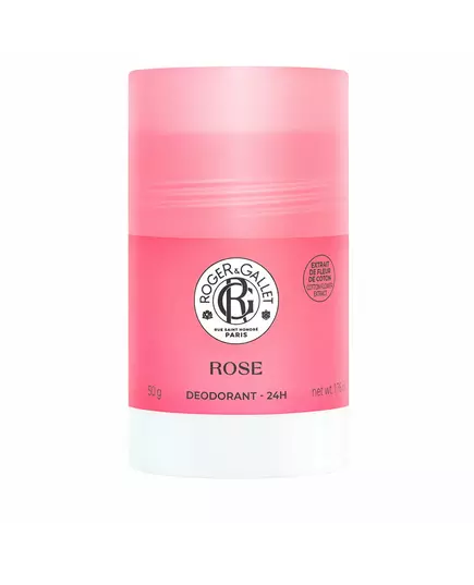 Roger & Gallet Rose Protection 24h Déodorant en stick Pour les femmes, 50 g
