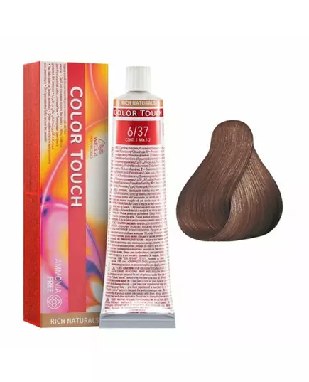 Wella Professionals Color Touch Permanente Haarfarbe 6/37, 60 ml