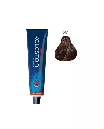 Wella Professionals Koleston Perfect Permanente Haarfarbe 5/7 Light Brown Brown, 60 ml