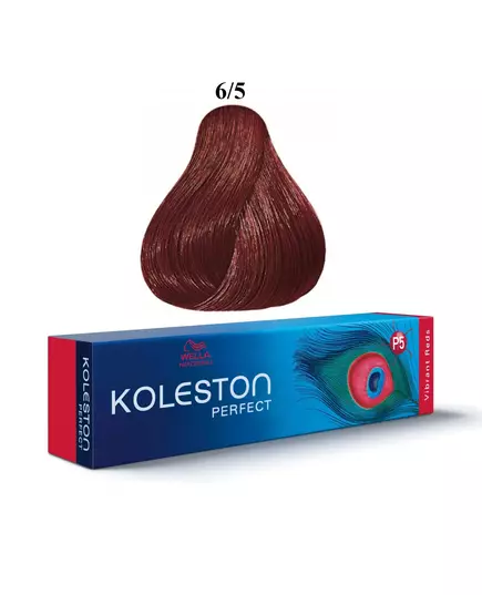 Wella Professionals Koleston Perfect Permanent Hair Dye 6/5 Dark Blonde Mahogany, 60 ml