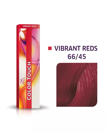 Wella Professionals Color Touch Ammonia-Free Semi-Permanent Hair Dye 66/45 Dark Intense Red Mahogany Blonde, 60 ml