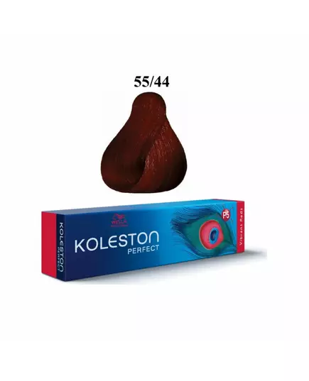 Wella Professionals Koleston Perfect Permanente Haarfarbe 55/44 Intense Light Brown Red Red, 60 ml