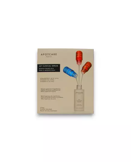 My Clinical Serum Set Apotcare: Vitamin B3 Vitamin B3 Anti-Redness Serum For Face 10 ml + Vitamin A Retinoid Anti-Wrinkle Serum For Face 10 ml + Hyaluronic Hyaluronic Acid Anti-Ageing Day & Night Serum For Face, 10 ml, image 2