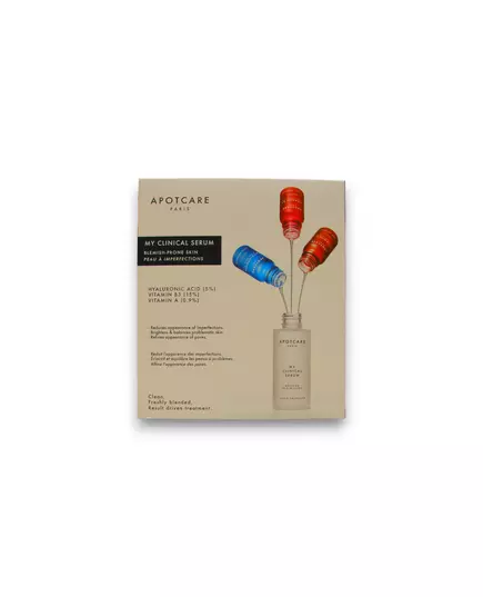 My Clinical Serum Set Apotcare: Vitamin B3 Vitamin B3 Anti-Redness Serum For Face 10 ml + Vitamin A Retinoid Anti-Wrinkle Serum For Face 10 ml + Hyaluronic Hyaluronic Acid Anti-Ageing Day & Night Serum For Face, 10 ml