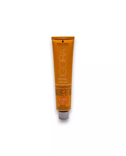 Schwarzkopf Professional Igora Royal Permanent Hair Dye L-57 Golden Copper, 60 ml