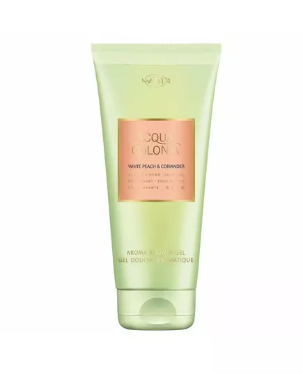 4711 Acqua Colonia White Peach & Coriander Moisturizing Shower Gel Body All Skin Types, 200 ml