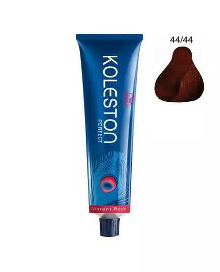 Wella Professionals Koleston Perfect Permanente Haarfarbe 44/44 Medium Intense Red Brown, 60 ml