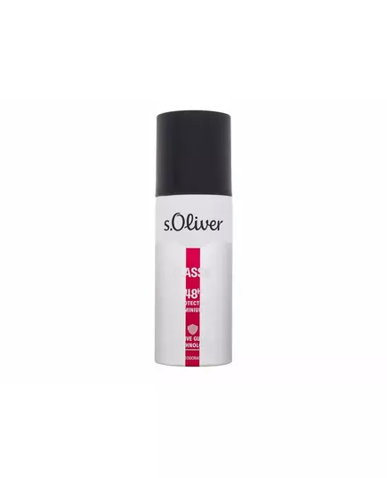 S. Oliver Classic Feuchtigkeitsspendend 48H Deodorant Spray Für Männer, 150 ml