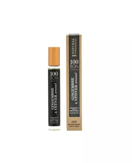 100 Bon Gingembre & Vetiver Sensuel Eau de Parfum Unisex 15 ml *Miniatur, 15 ml