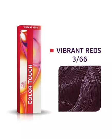 Wella Professionals Color Touch Ammonia-Free Semi-Permanent Hair Dye 3/66 Dark Brown Intensive Violet, 60 ml, image 3