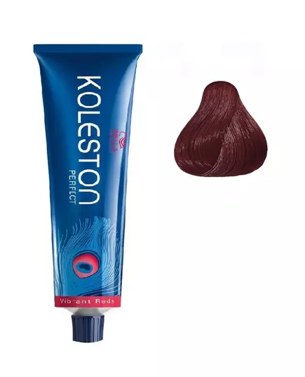 Wella Professionals Koleston Perfect Teinture permanente pour cheveux 55/55 Light Brown Intensive Mahogany Intensive, 60 ml