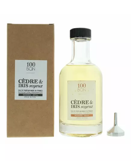 100 Bon Cedre & Iris Soyeux Eau de Parfum Unisex Nachfüllen, 200 ml