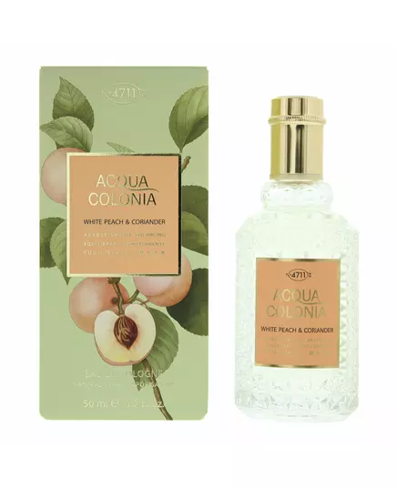 4711 Acqua Colonia White Peach & Coriander Eau de Cologne Unisex, 50 ml, Bild 2