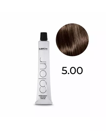 Subrina Professional Essential Colour Teinture permanente pour cheveux 5/00 Light Natural Warm Brown, 100 ml