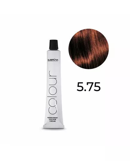 Subrina Professional Permanent Colour Teinture permanente pour cheveux 5.75 Coral, 100 ml