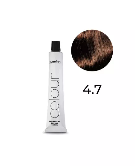 Subrina Professional Essential Colour Teinture permanente pour cheveux 4/7 Chestnut Medium Chestnut, 100 ml, image 2