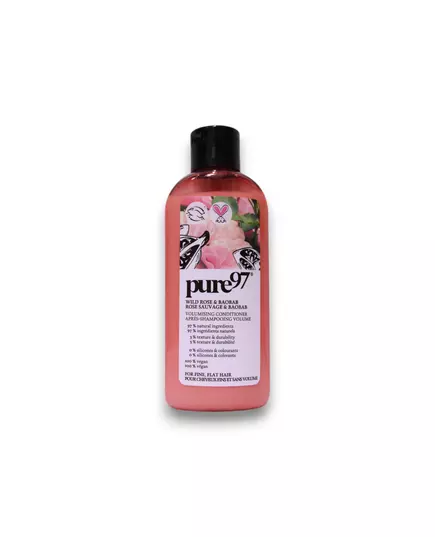 Pure97 Rose & Baobab Shampooing Pour le volume, 200 ml