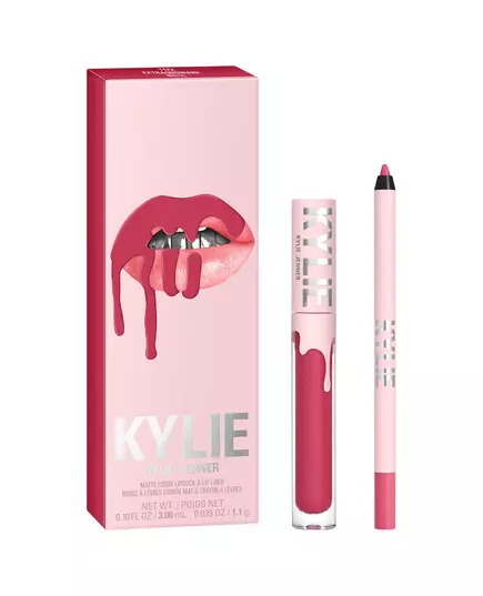 Set Kylie Cosmetics: By Kylie Liquid Lipstick 102 Extraordinary 3 ml + By Kylie Pencil Lip Liner Extraordinary, 3 ml