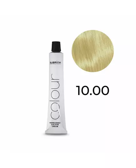 Subrina Professional Permanent Colour Permanent Hair Dye 10.00 Natural, 100 ml