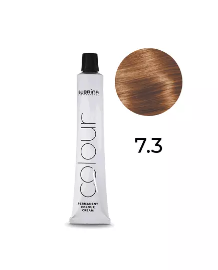 Subrina Professional Essential Colour Permanent Hair Dye 7/3 Medium Ash Blonde, 100 ml