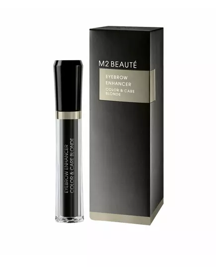 M2 Beaute Eyebrow Enhancer Color & Care Végan Croissance Gel à sourcils Blonde, 6 ml