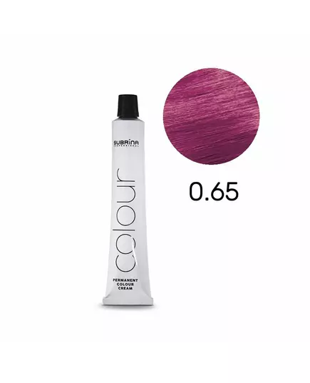 Subrina Professional Professional Creative Teinture permanente pour cheveux 0/65 Mahogany Red, 100 ml, image 2