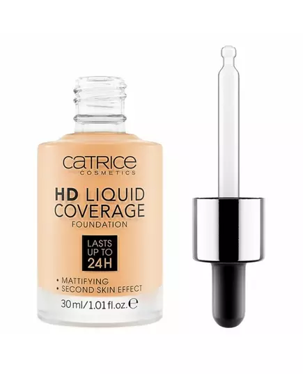 Liquid Make-Up HD Liquid Coverage (Foundation) 30 ml 040 Warm Beige, 30 ml, image 2