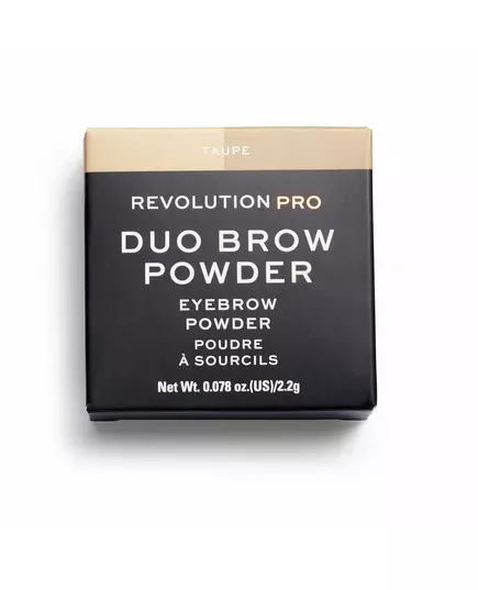 Makeup Revolution REVOLUTION PRO Végan Poudre pour sourcils Taupe, 2,2 g