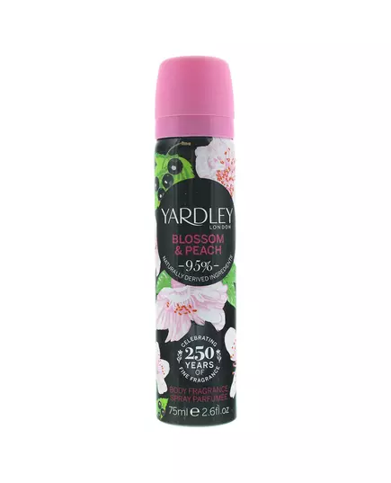 Yardley Blossom and Peach Spray parfumé Pour les femmes, 75 ml