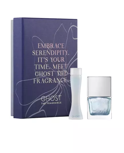 Set Ghost: The Fragrance Eau De Toilette For Women 5 ml + Ghost Nail Polish Metallic Blue, 5 ml