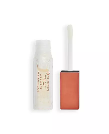 Revolution Pro Glow Edit Shimmer Lip Oil Clear, 8 ml, image 2