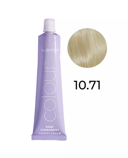 Subrina Professional Demi Permanent Colour Demi-permanente Haarfarbe 10/71 Stone Lightest Blonde, 60 ml