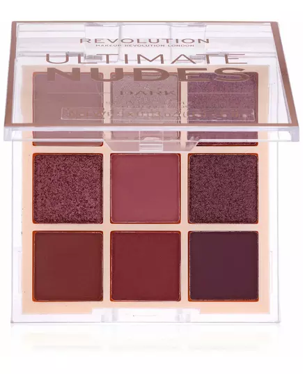 Makeup Revolution Ultimate Nudes Eyeshadow Palette Dark 9 Shades, 8.1 g