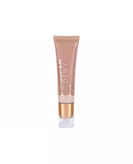 Makeup Revolution Superdewy Taufrisches Finish Getönte Feuchtigkeitscreme Licht, 55 ml