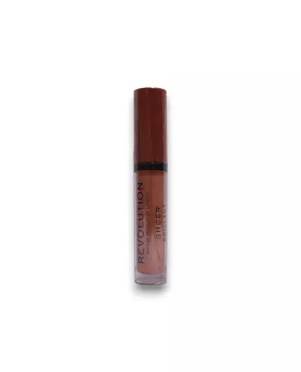 Makeup Revolution Sheer Brillant Vegan Lipgloss 123 Brunch, 3,5 ml, Bild 2