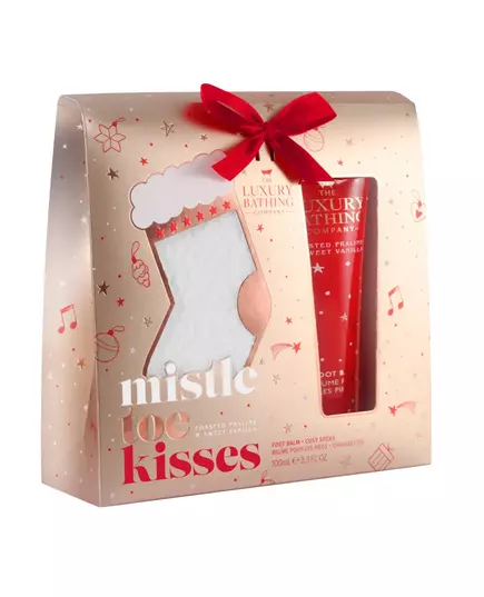 Coffret de soins pour les pieds The Luxury Bathing Company Toasted Praline & Sweet Vanilla White, 100 ml