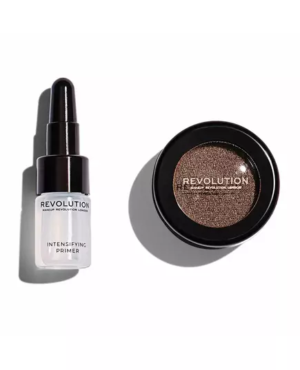 Set Makeup Revolution: Flawless Foils Vegan Eyeshadow Primer 2 ml + Flawless Foils Vegan Eyeshadow Palette Overcome, 2 ml, Bild 4