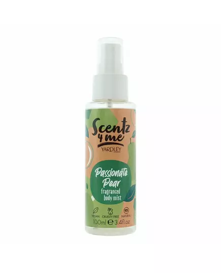 Yardley Scentz 4 Me Passionate Pear Spray parfumé Pour les femmes, 100 ml
