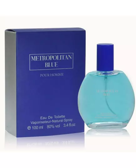 Fine Perfumery Metropolitan Blue Eau de Toilette Pour hommes, 100 ml