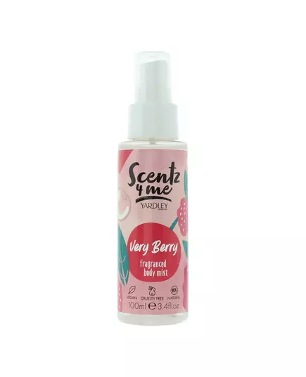 Yardley Scentz 4 Me Very Berry Spray parfumé Unisexe, 100 ml