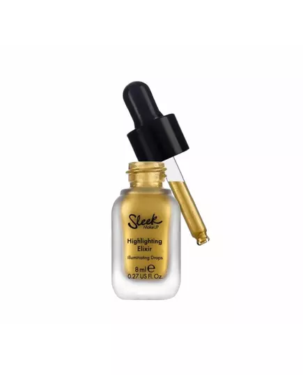 Sleek MakeUP Elixir Flüssige Highlighter-Tropfen Für Schultern & Dekolleté Gold, 8 ml