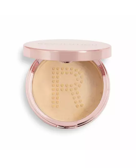 Makeup Revolution Conceal & Fix Vegan Loose Setting Powder Medium Yellow, 13 g, image 4