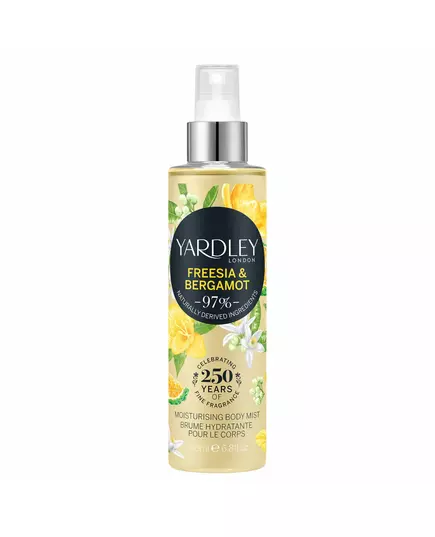 Yardley Freesia and Bergamot Duftspray Für Frauen, 200 ml