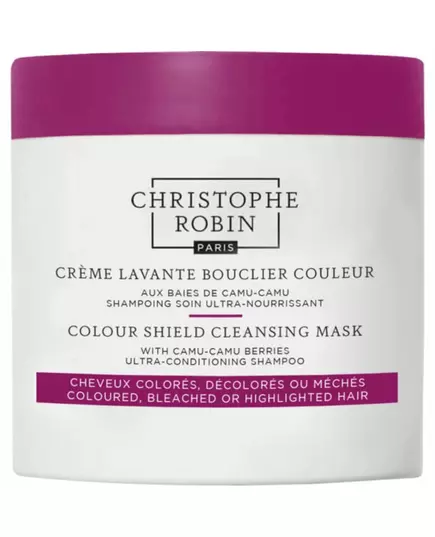 Christophe Robin Colour Shield Camu-Camu Berries Hair Treatment Shampoo For Nourishing, 250 ml
