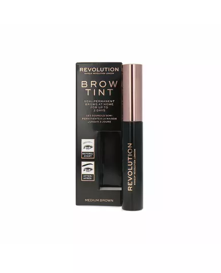Makeup Revolution Brow Tint Augenbrauengel Mittelbraun, 6 ml, Bild 2