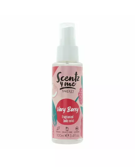 Yardley Scentz 4 Me Very Berry Spray parfumé Unisexe, 100 ml, image 2