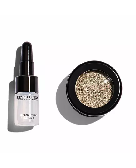 Set Makeup Revolution: Flawless Foils Vegan Eyeshadow Primer 2 ml + Flawless Foils Vegan Eyeshadow Palette Retreat, 2 ml, Bild 2