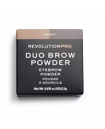 Makeup Revolution REVOLUTION PRO Vegan Eyebrow Powder Ebony, 2.2 g